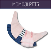 Momoji Jessica Bib - Pastel ชุดสุนัข ชุดแมว ชุดสัตว์เลี้ยง ผ้าพันคอสุนัข สีชมพูกระโปรงยีนส์